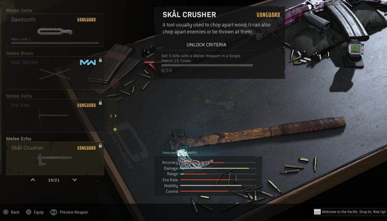 Warzone unlock challenge for the Skal Crusher