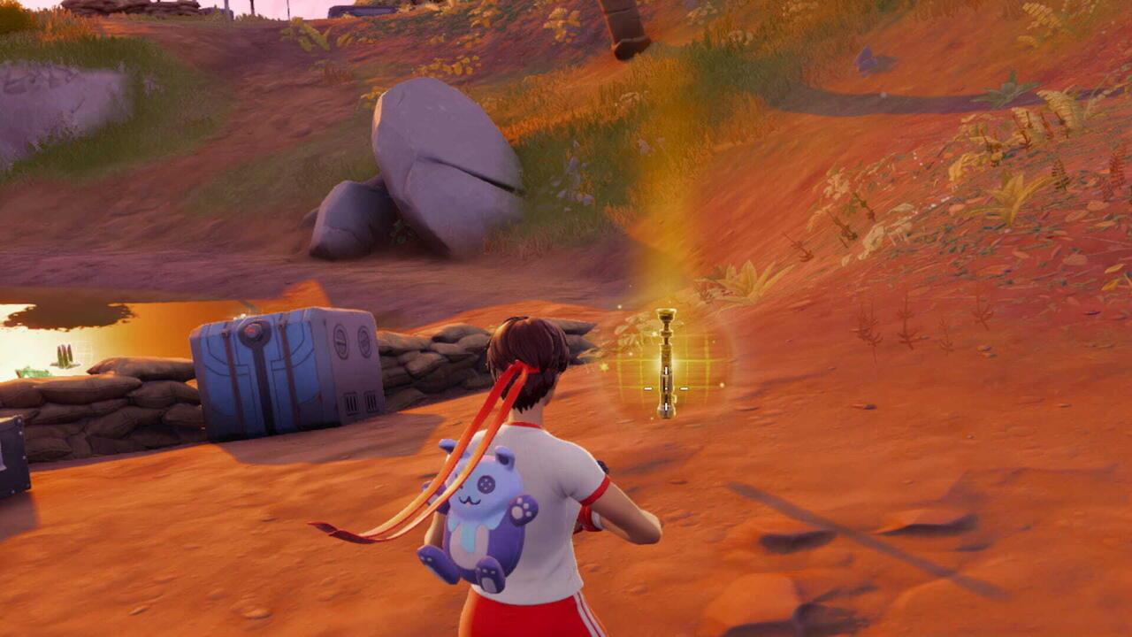 You can find lightsabers scattered across the map, waiting to be found like this.