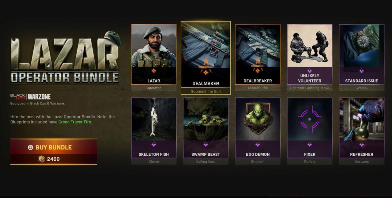 Lazar Operator Bundle with UGR blueprint