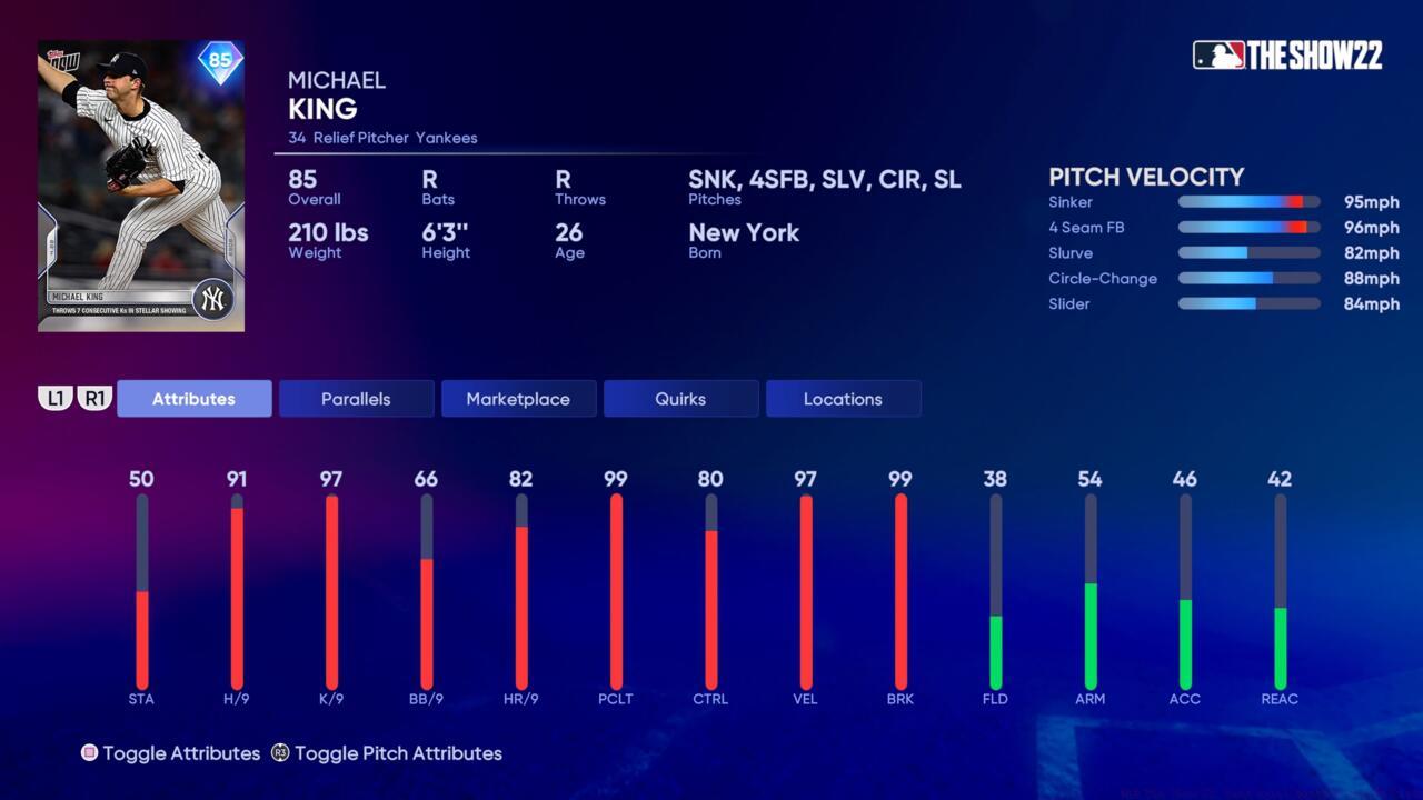 April 2022 Topps Now Michael King