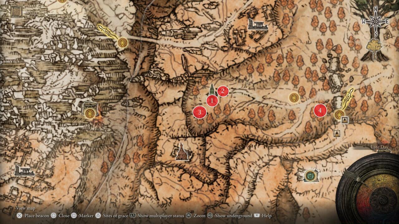 Solve the Mirage Rise puzzle to get the tower to appear.