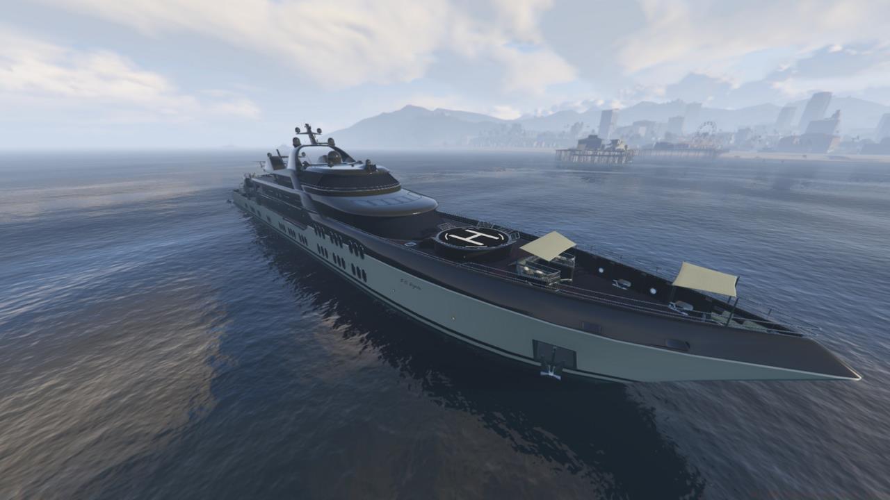 The Aquarius yacht in GTA Online