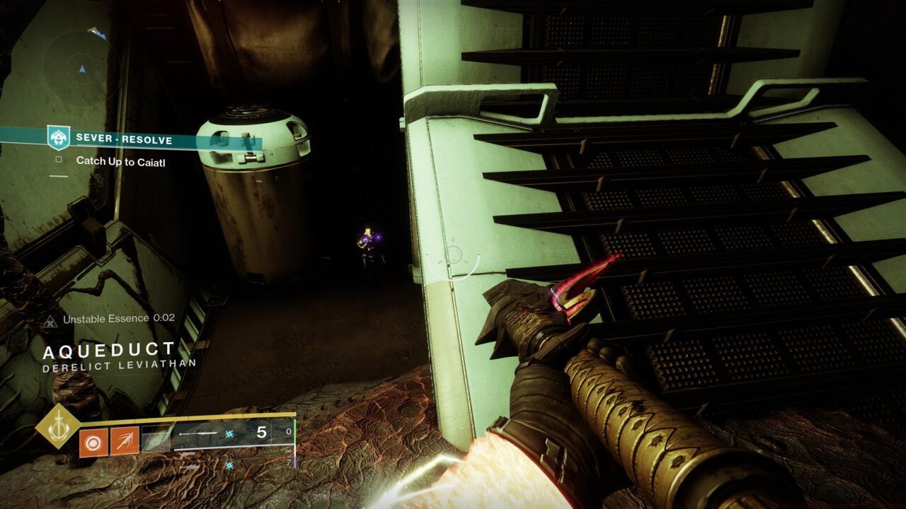 Calus Bobblehead in the Sever - Resolve mission.