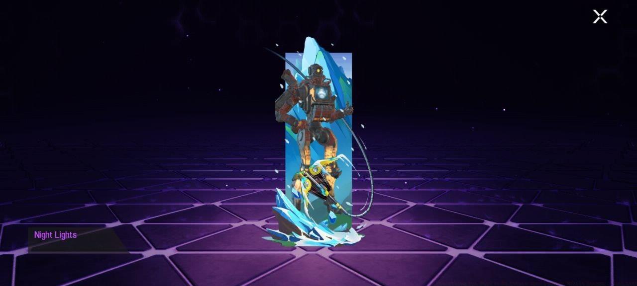 Pathfinder's Night Lights skin, obtainable via the Skill Up event