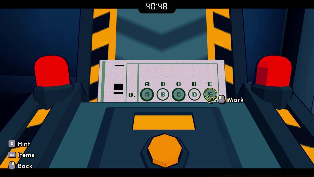 Too bad this wasn't a real test.