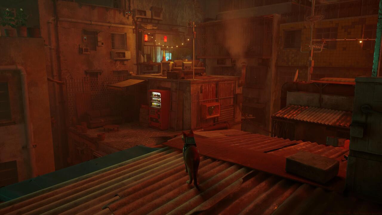 The final Energy Drink is on the Slums rooftops.