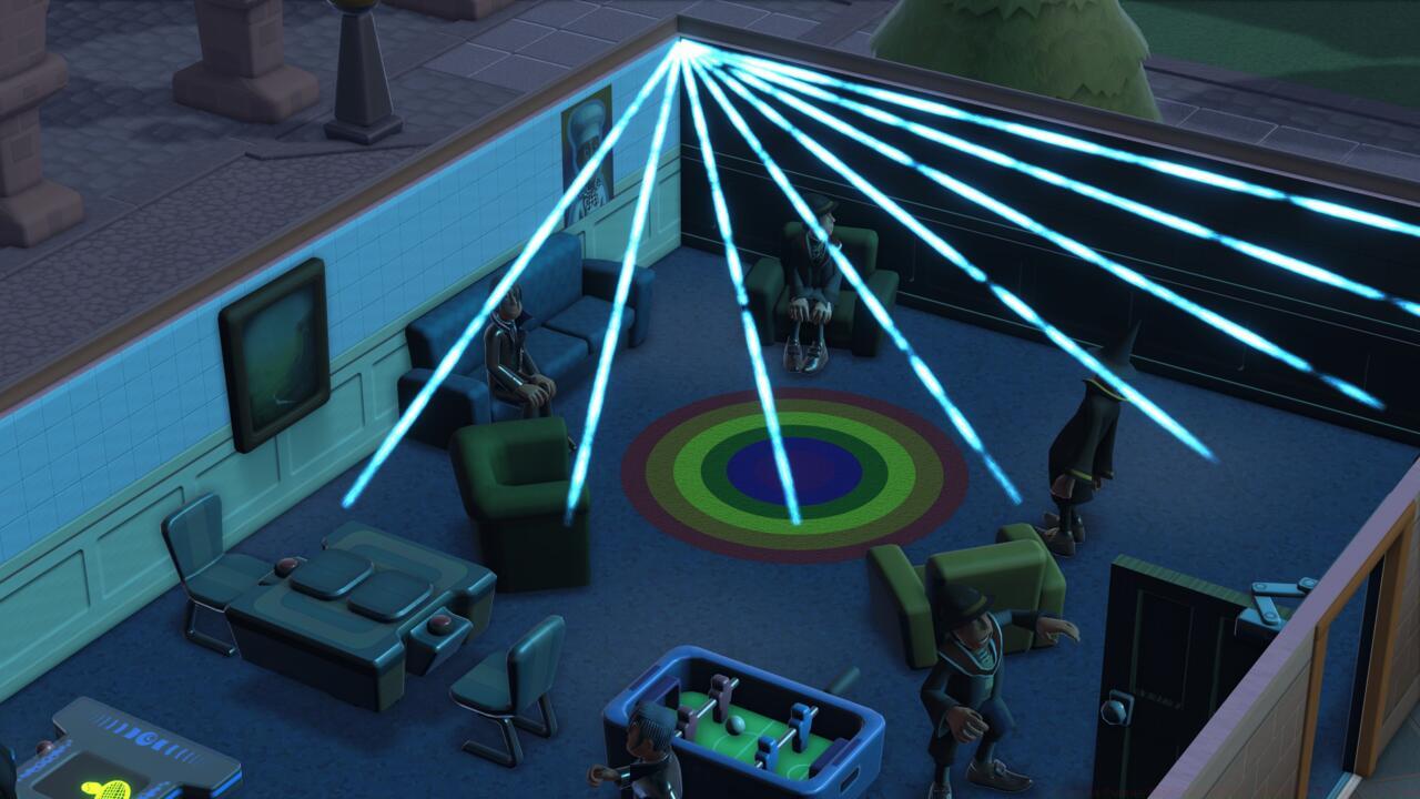 Where are those lasers coming from?