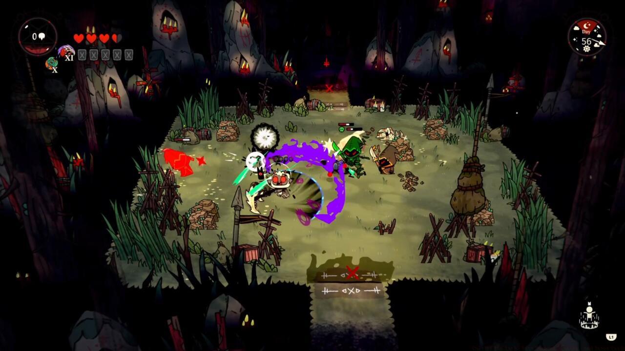 Curses can clear rooms like the Kool-Aid Man.