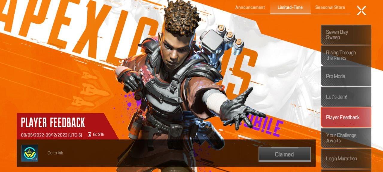 The Player Feedback event gives players a voice--and gives them a reward for using it.