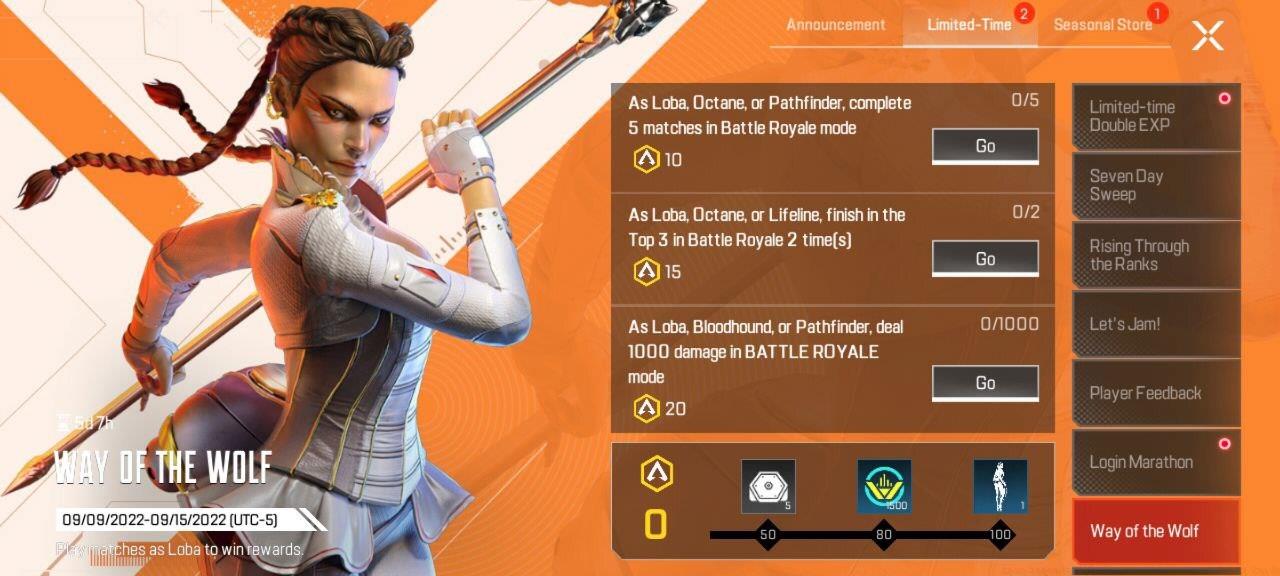 The Way of the Wolf event hub