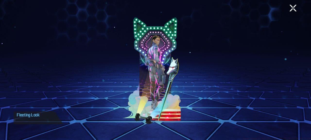 The Fleeting Look Loba banner pose, a mobile-exclusive cosmetic item