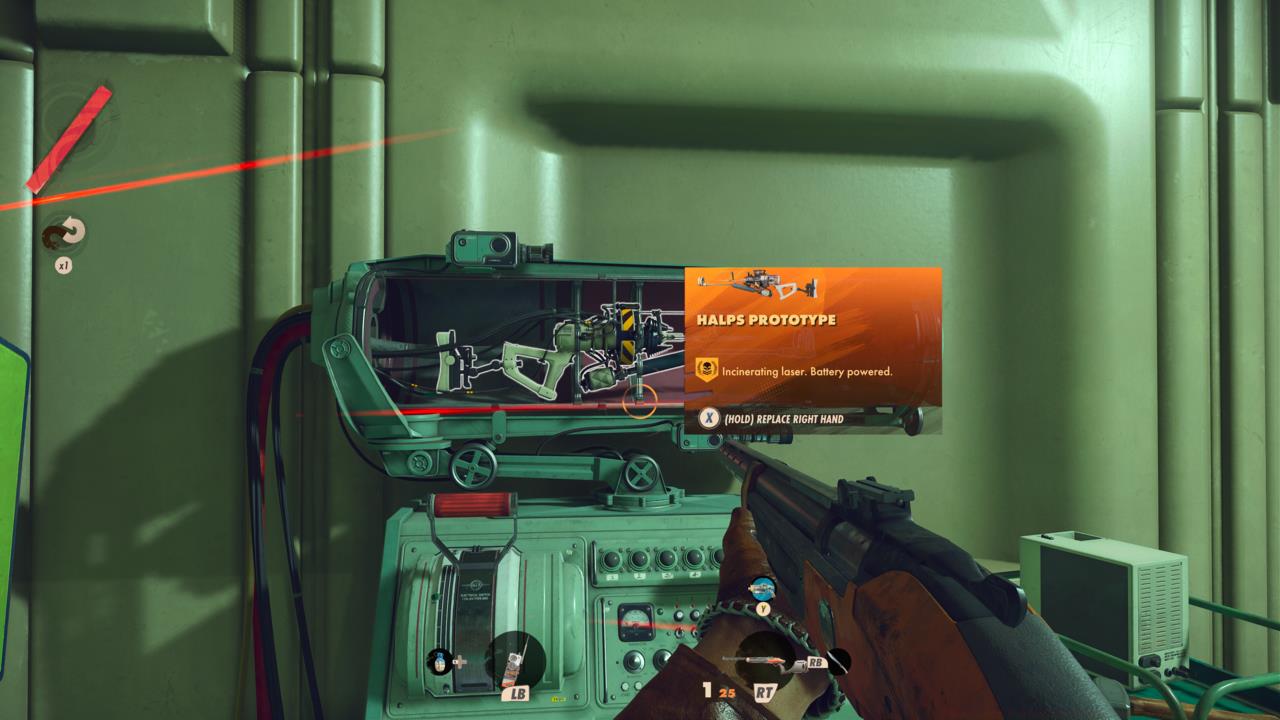 The Halps Prototype is a powerful laser gun.