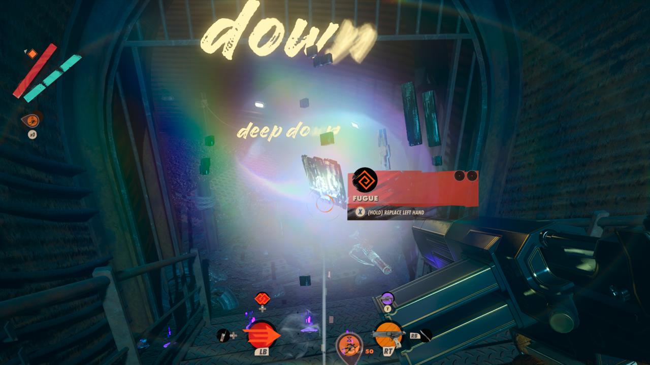 The Fugue Slab can be picked up from the Collector in Karl's Bay.