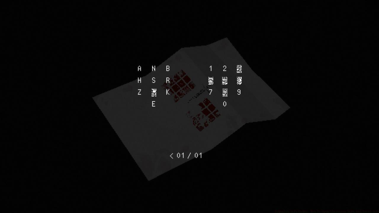 Sword safe code cipher, which reveals the code itself.