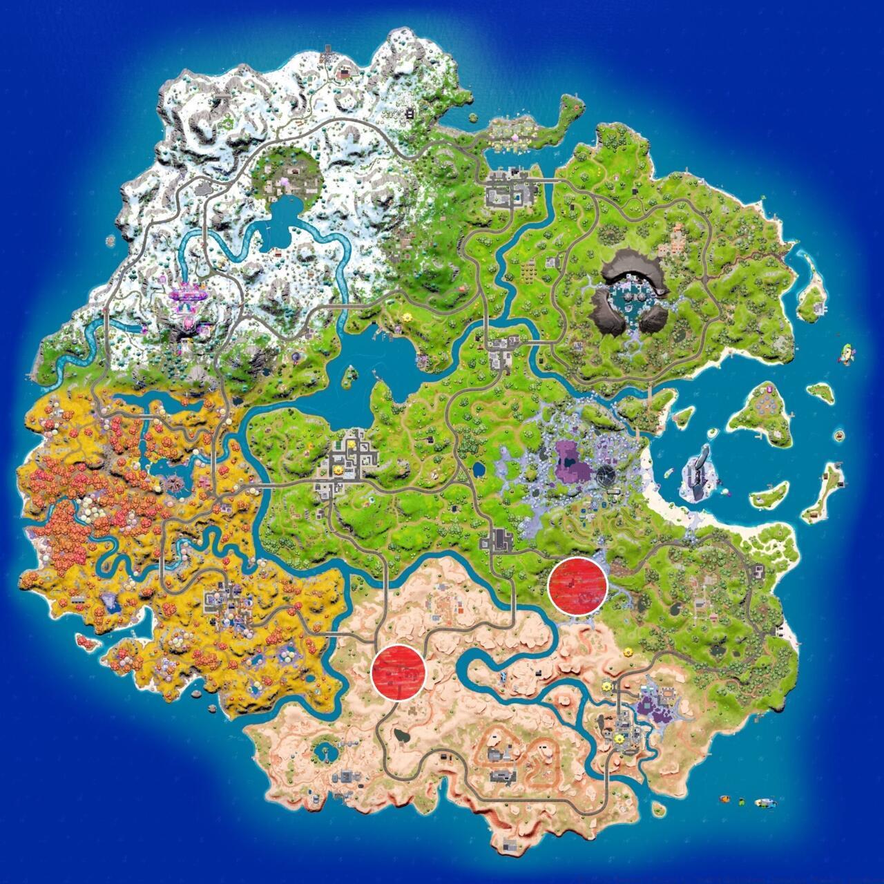 Flutter Barn (left) and Shimmering Shrine (right)