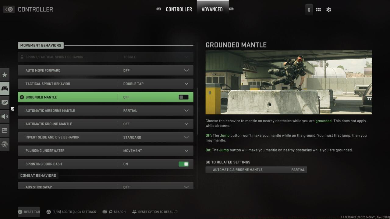 MW2 advanced controller settings