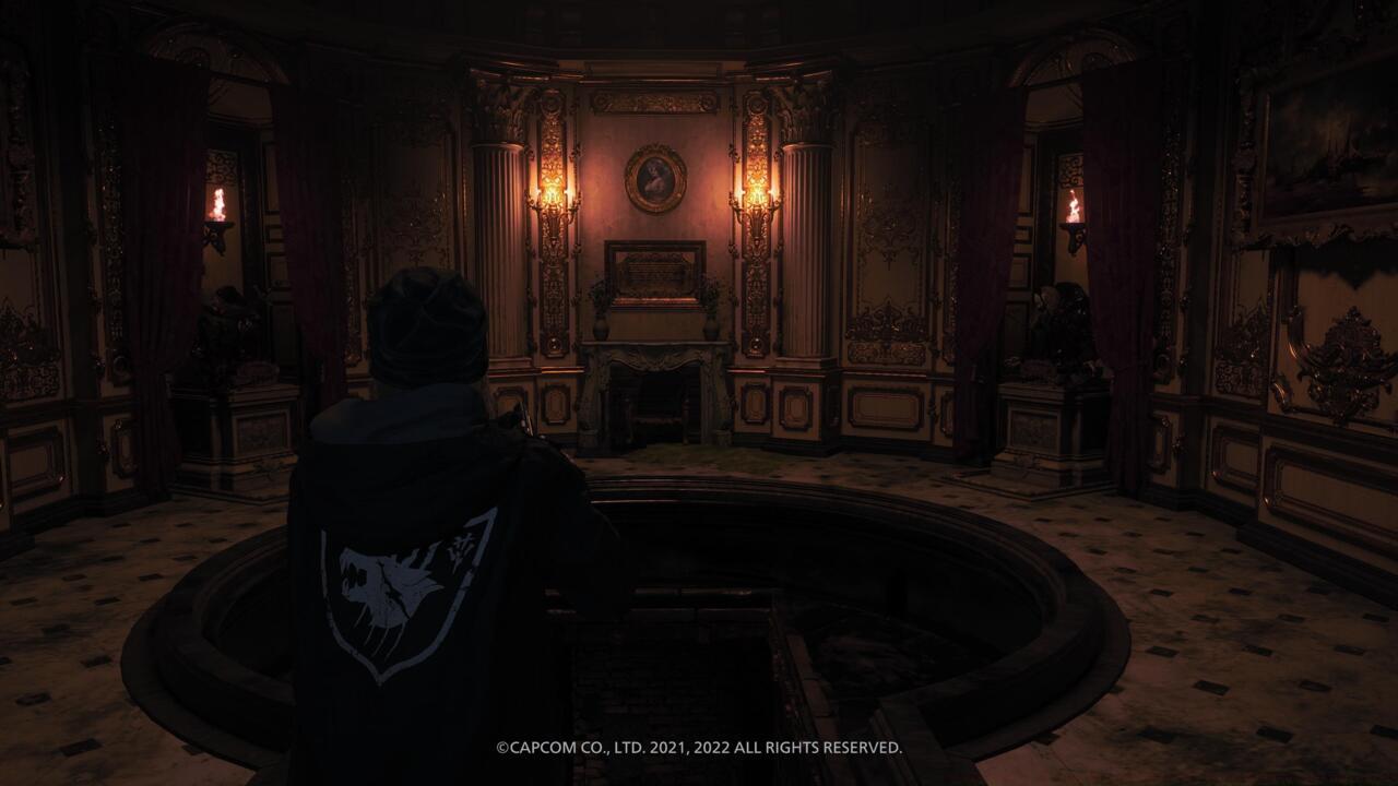 In order to unlock the basement, you need to activate the statues in order according to the text above the fireplace.