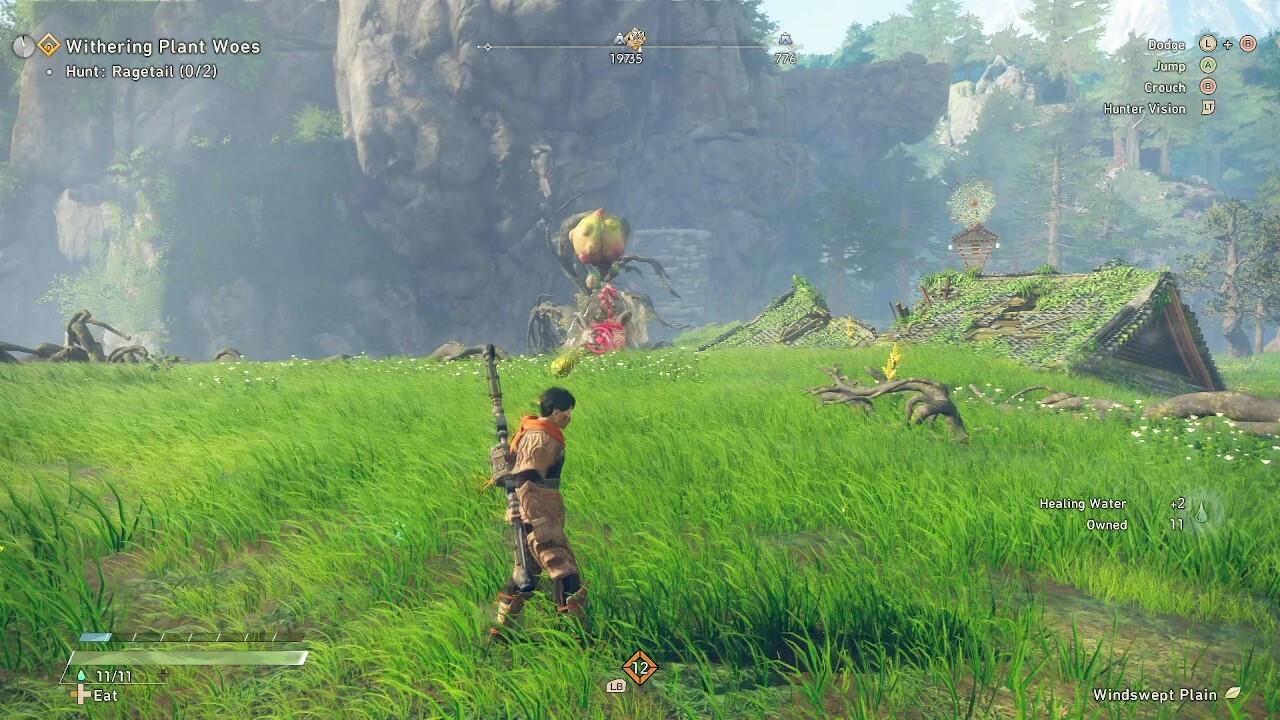 Objects in field are closer than they appear.