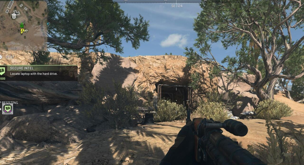 Tunnel entrance to underground Stronghold