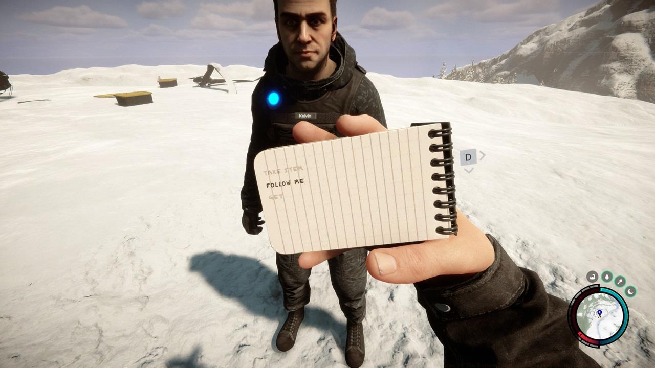 Just leave Kelvin somewhere safe. Otherwise, he'll be a pain to babysit.