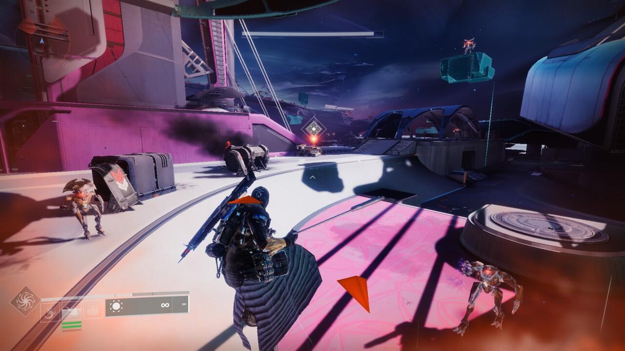 Follow the marker that appears on your radar after grabbing the Antenna and then use the weapon to destroy the box.