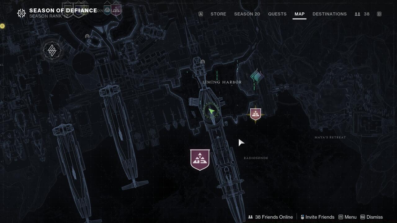 I found a beacon to kickstart this step inside the ship in Liming Harbor.