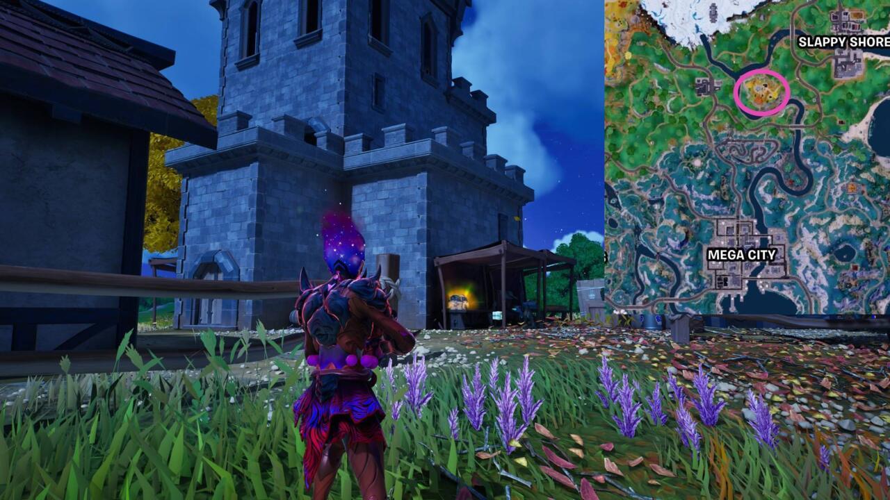 4. The small castle just north of the new race track