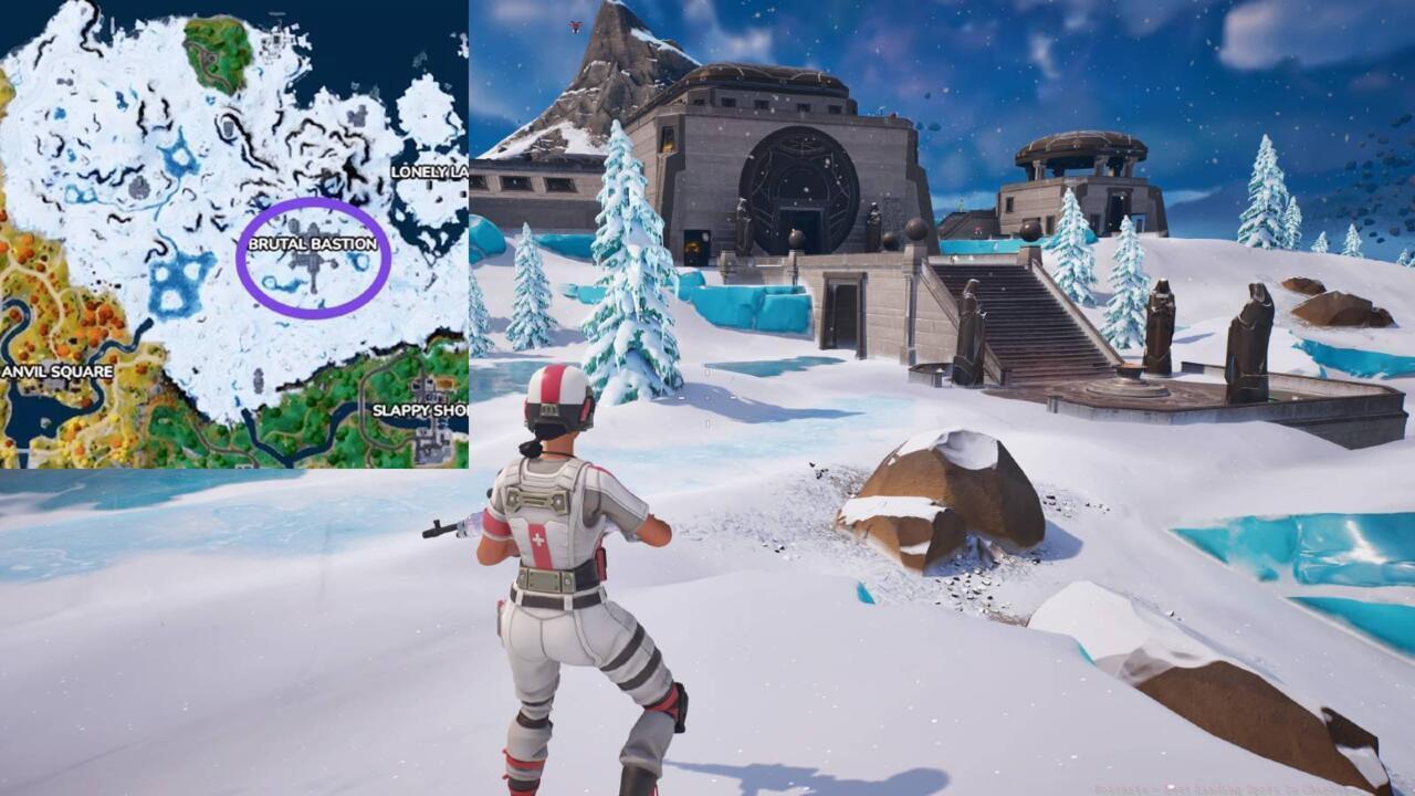 7. Under the bridge at the front of Brutal Bastion