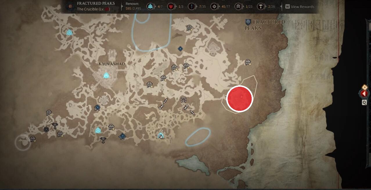Ashava the Pestilent location in Diablo 4 