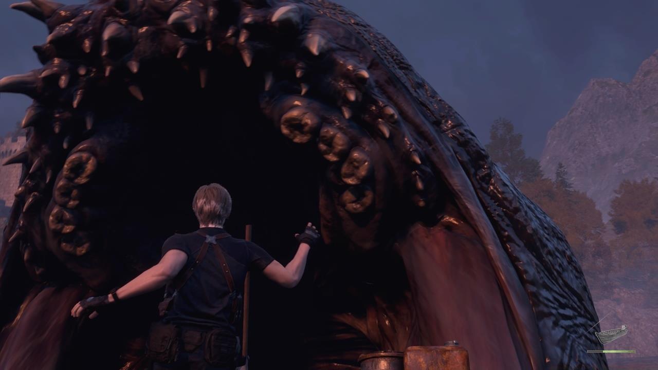 Whenever it disappears, beware when it pops up again. If you're too slow, Leon could turn into fish food.