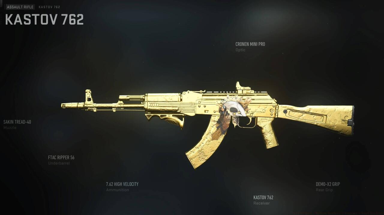 Kastov 762 assault rifle