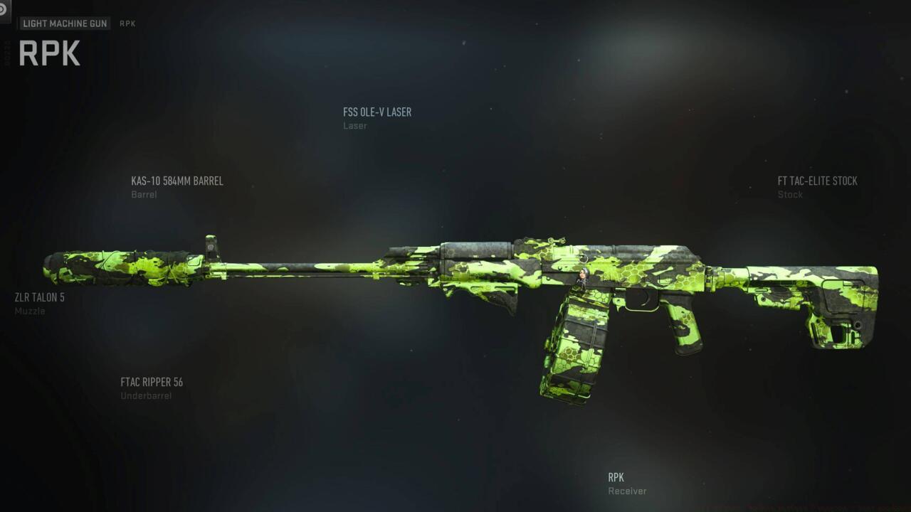 RPK light machine gun