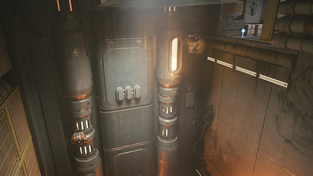 The meat grinder section might make you panic, but you can just grapple back to the top.