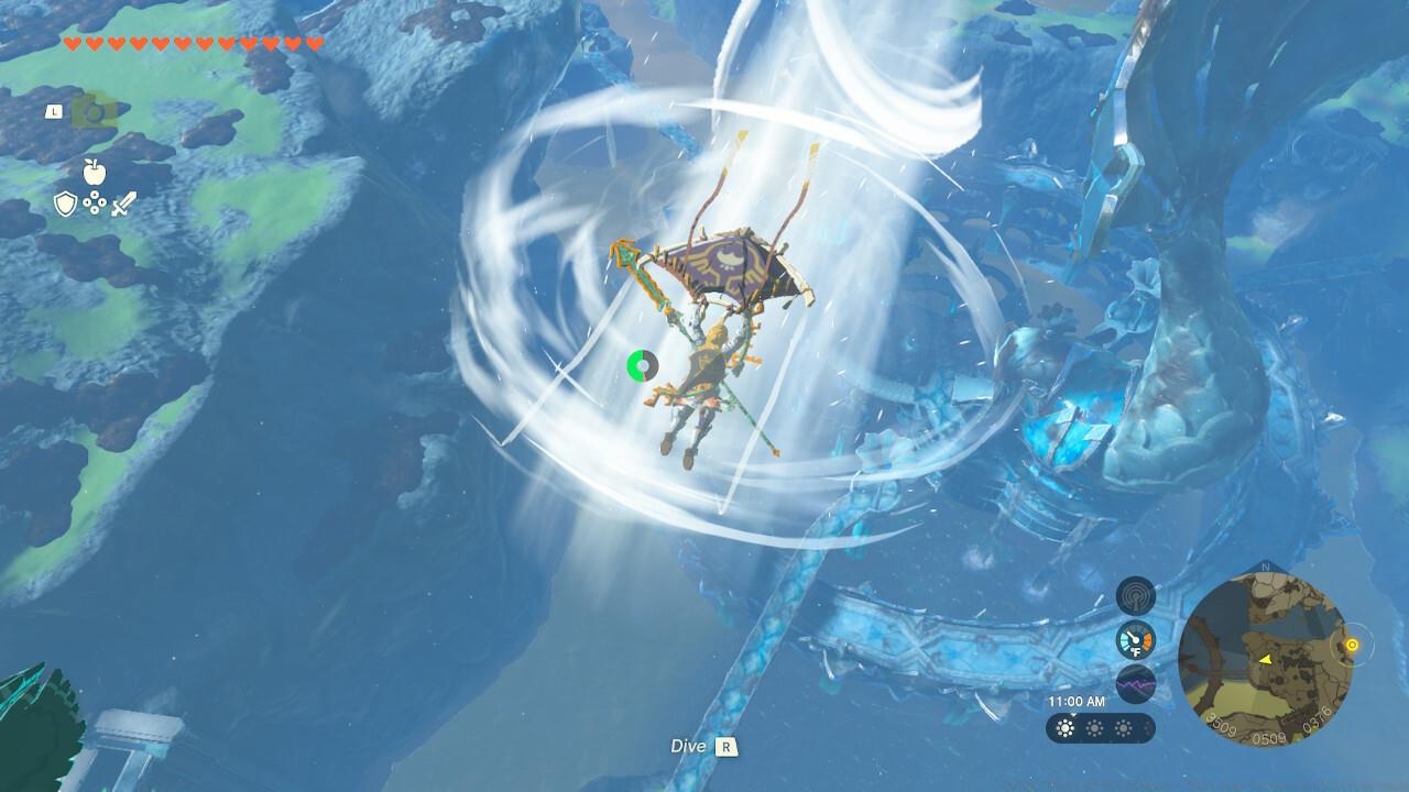 Take to the skies and reach distant areas faster via Tulin's Wind Burst.