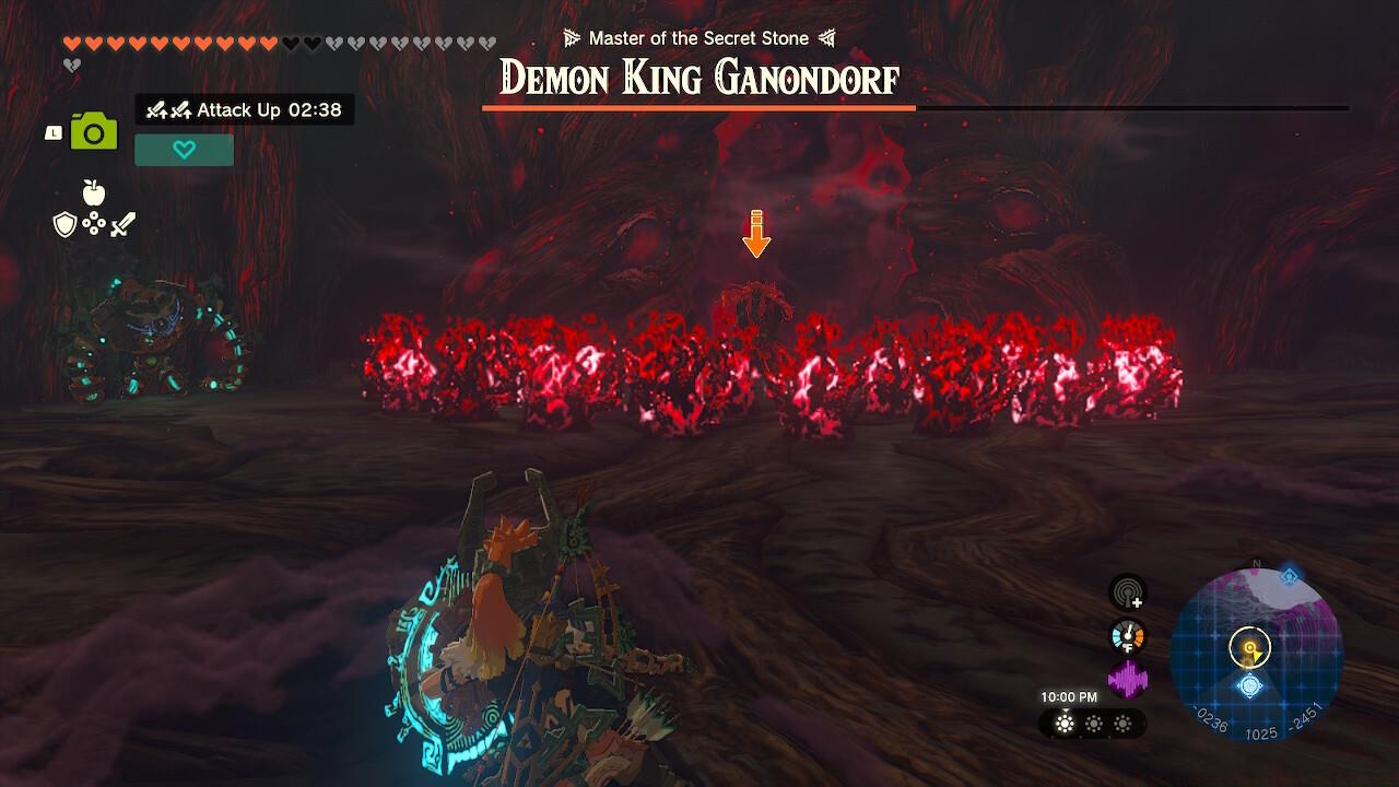 Crimson Eruption has a long cast time. You can move further away, then start shooting arrows.