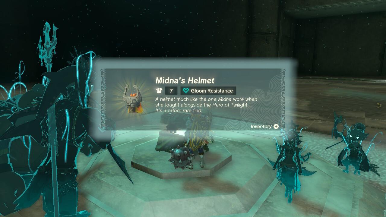 Midna's Helmet stats and effects