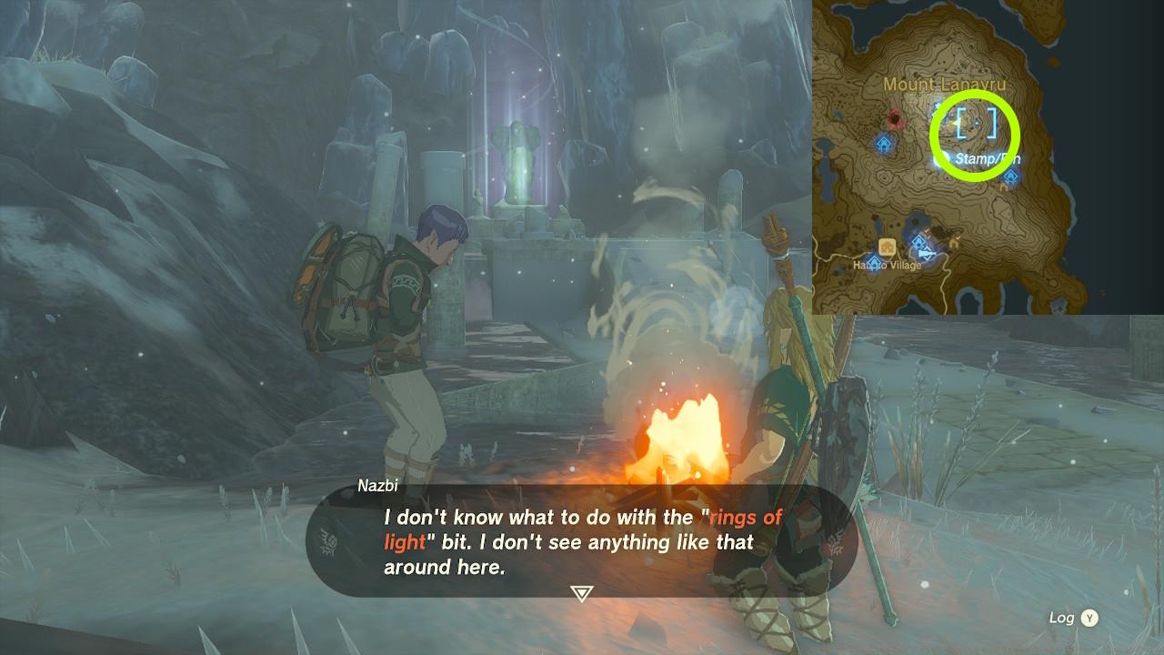 High Spring and the Light Rings quest start location