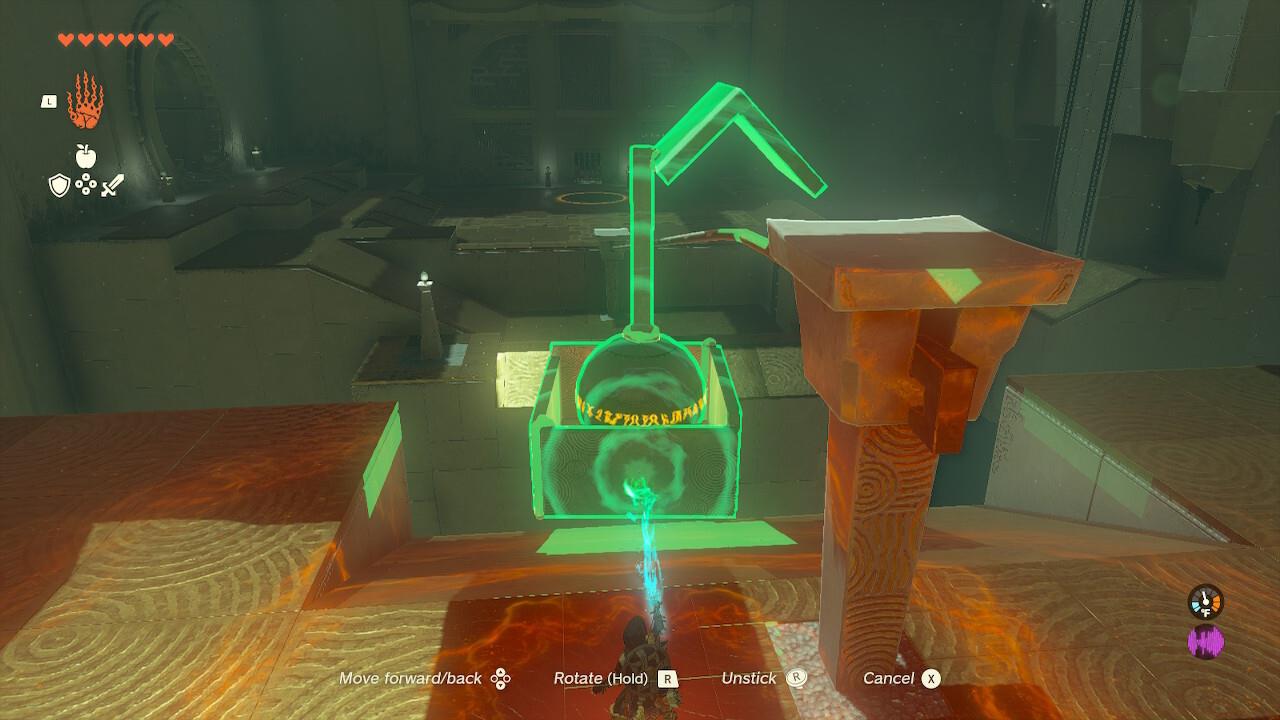 This contraption can slide down the track just fine.