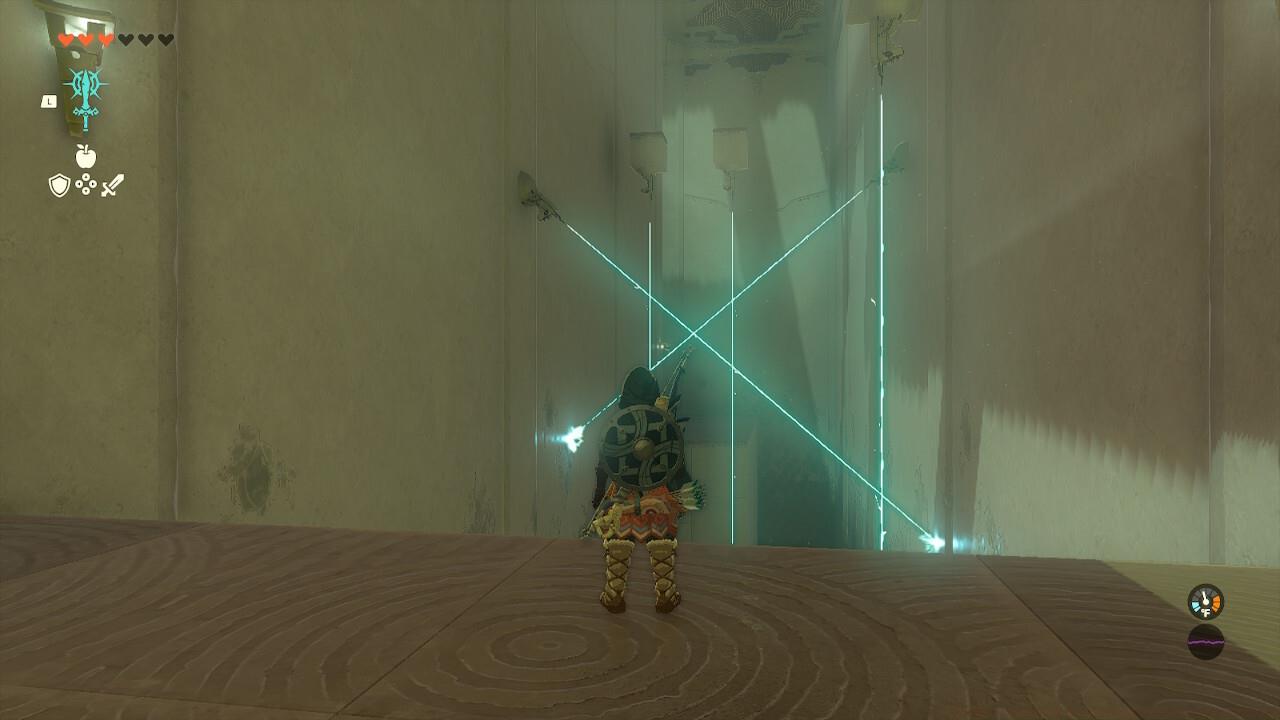 Glide through these lasers.