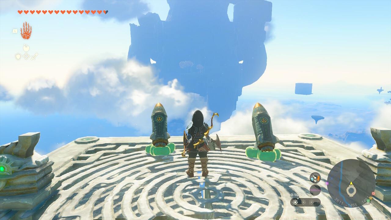 Align the rockets to take you forward and up at the same time.