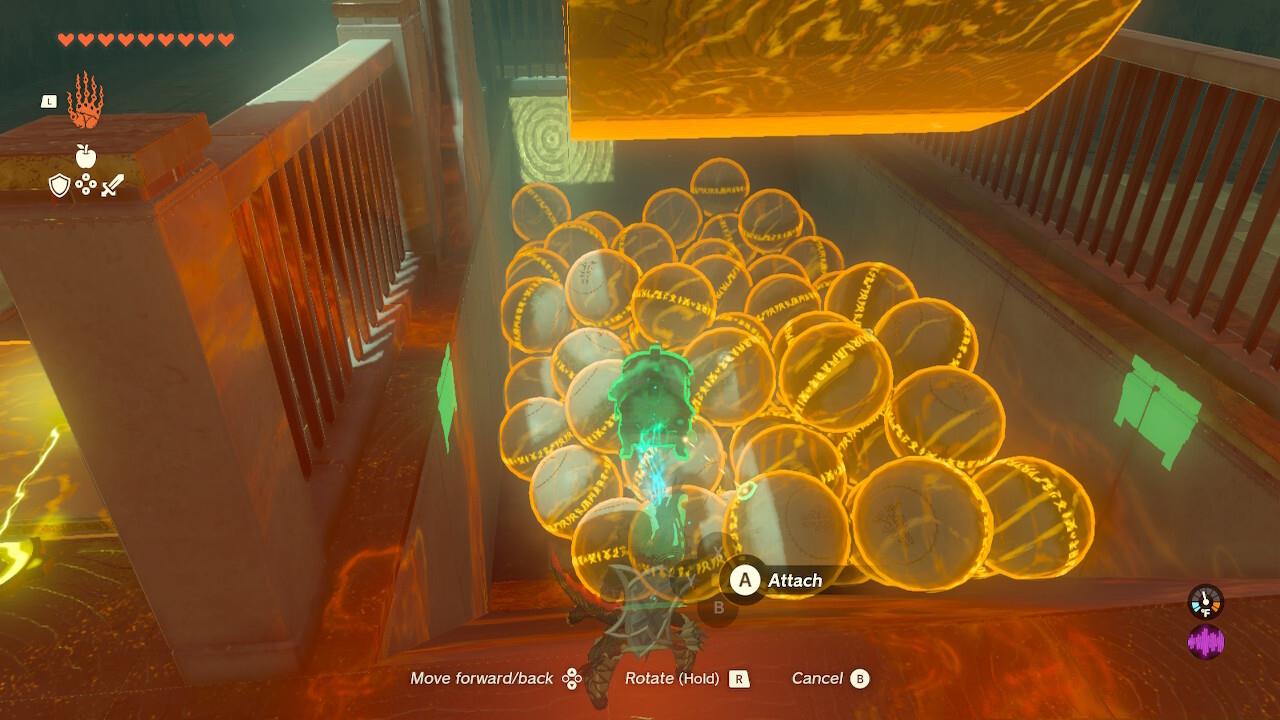 The optional chest is buried in the ball pit.