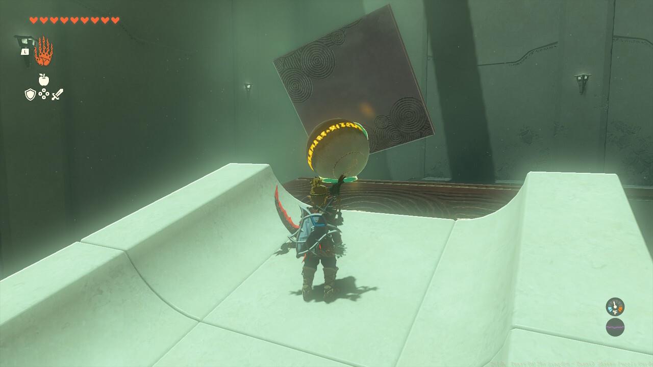 You can easily grab the ball once it reaches the top of the wheel.