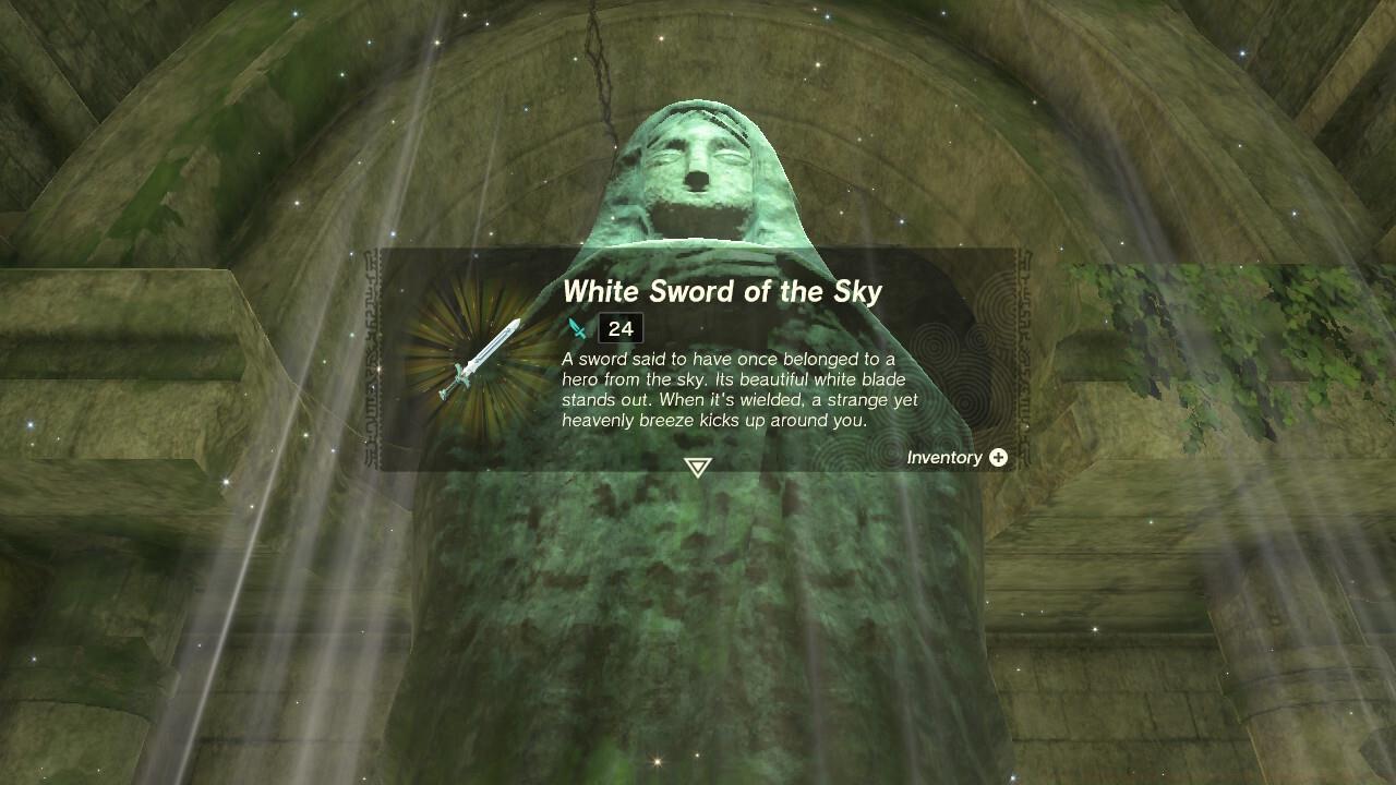 The White Sword of the Sky reward