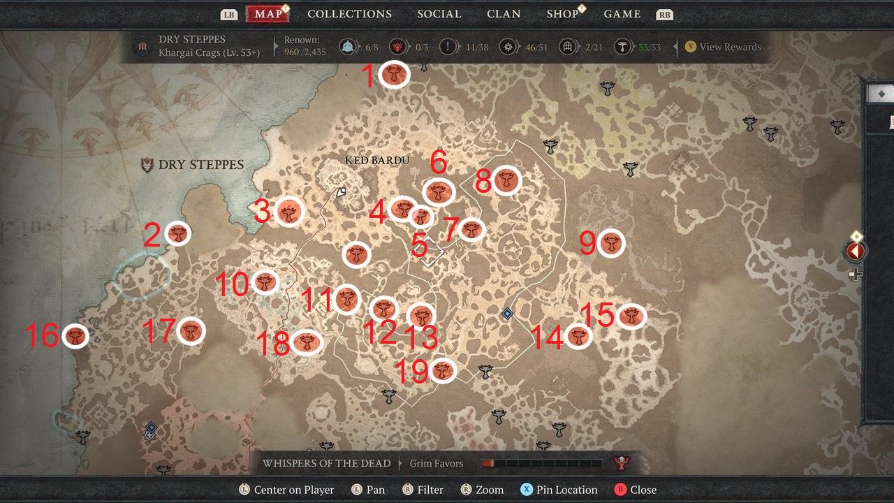 North Dry Steppes Altars of Lilith