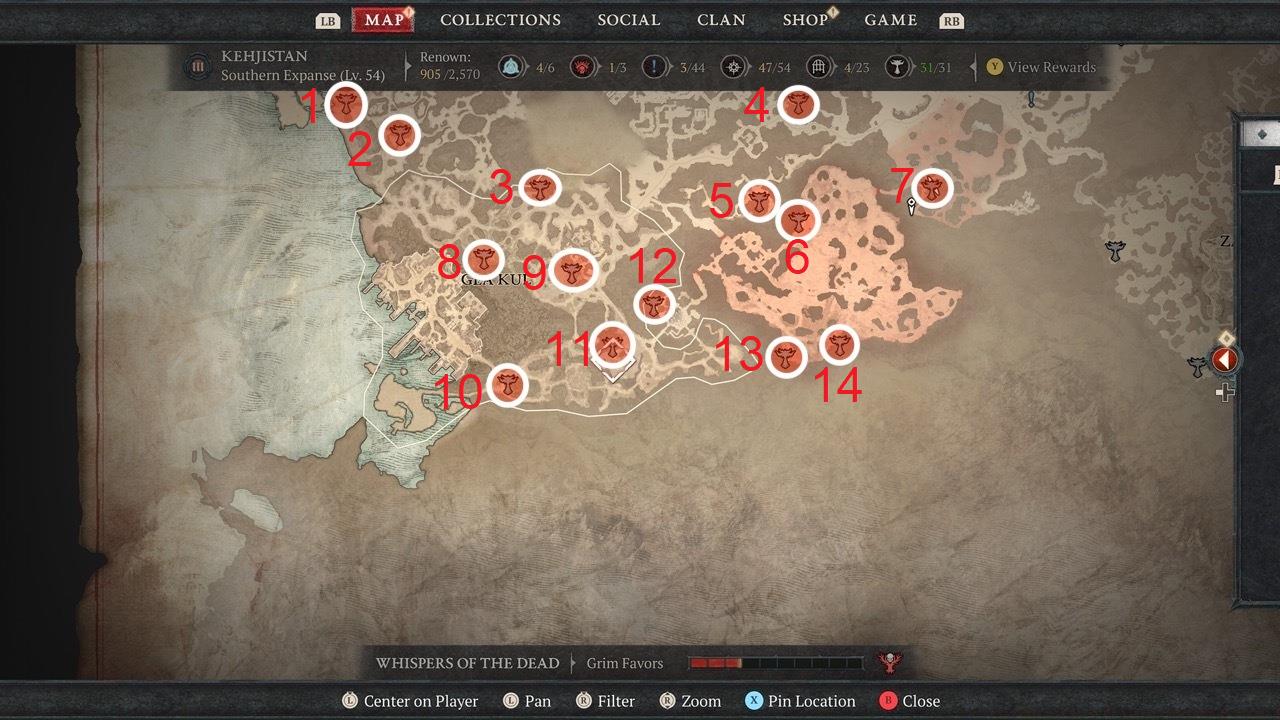 South Kejistan Altars of Lilith