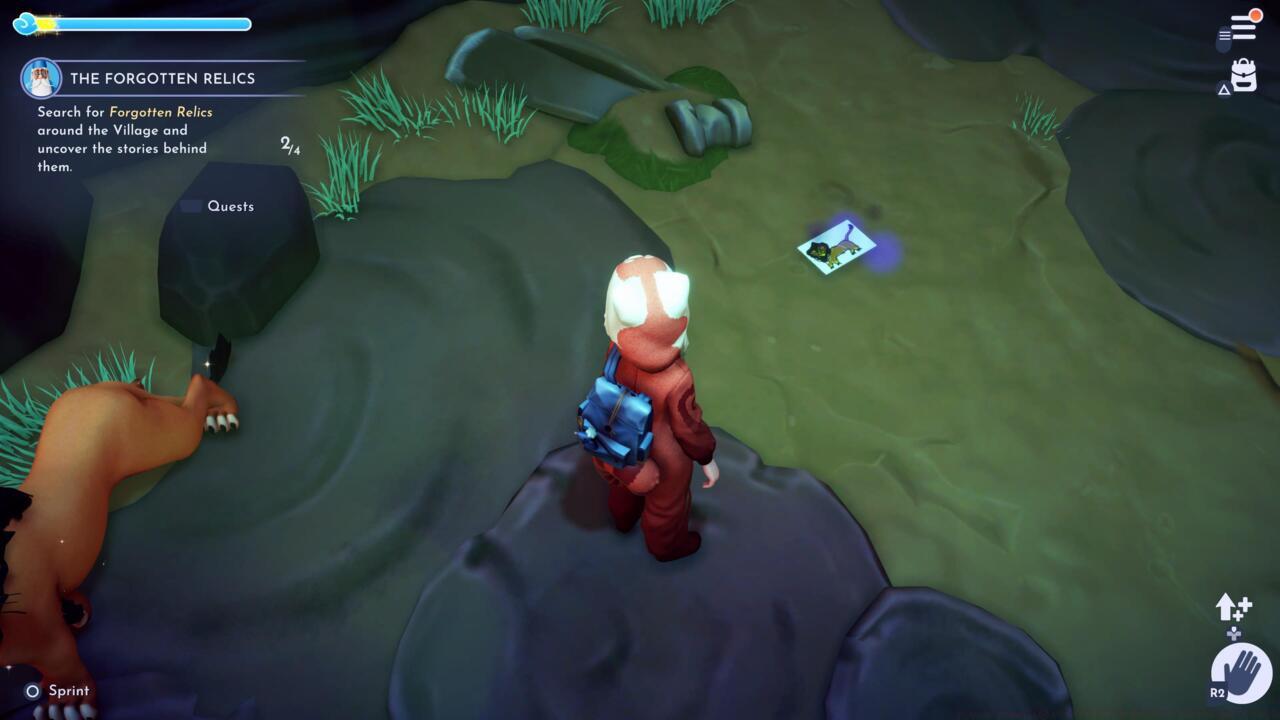 You can pick up The Drawing inside Scar's house.