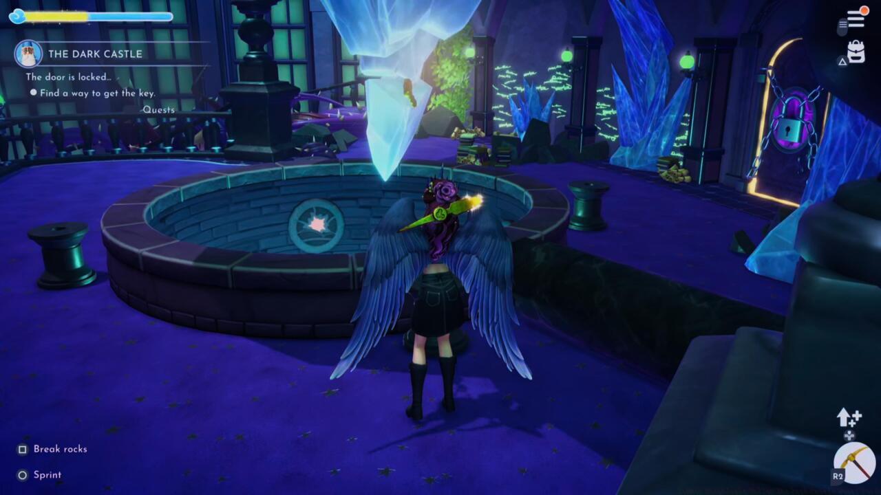 Start from this location and place the torches in the correct order.