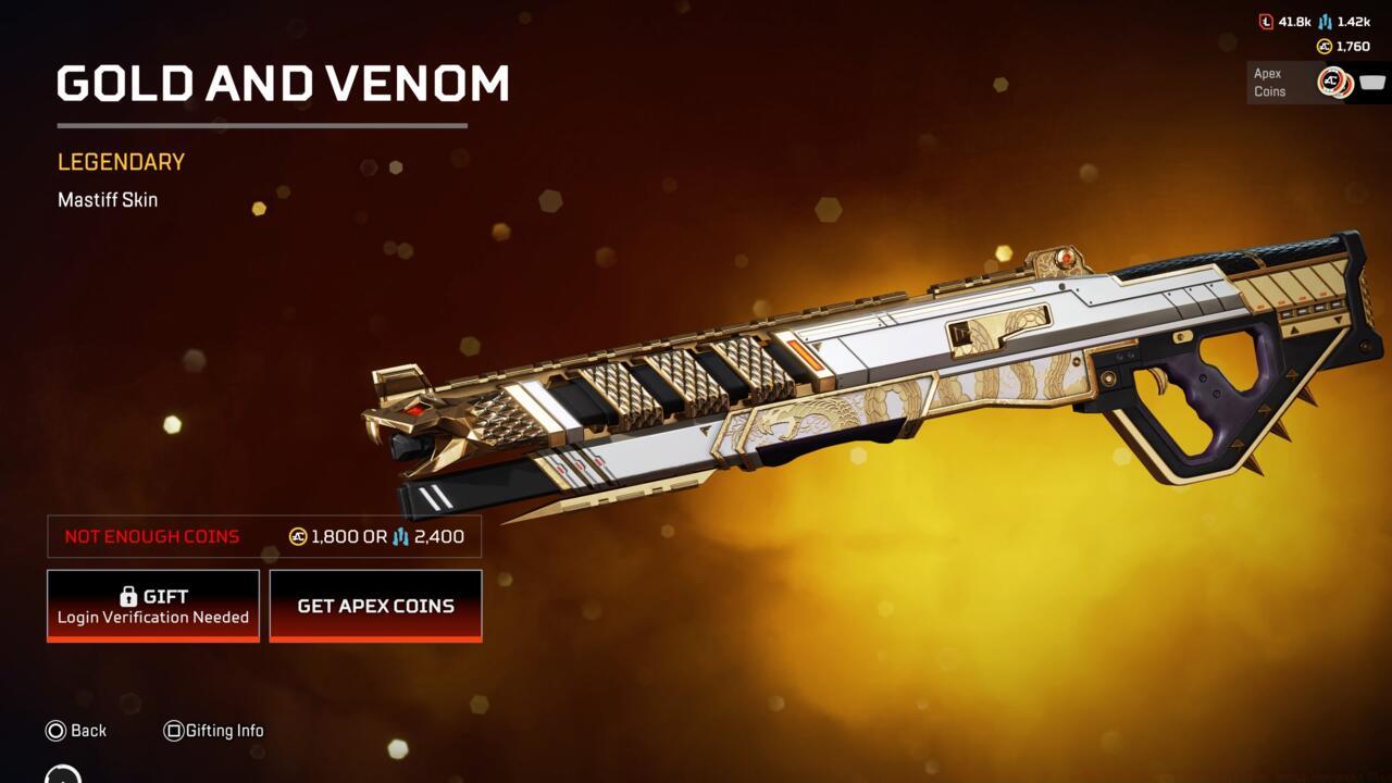 Gold And Venom Mastiff