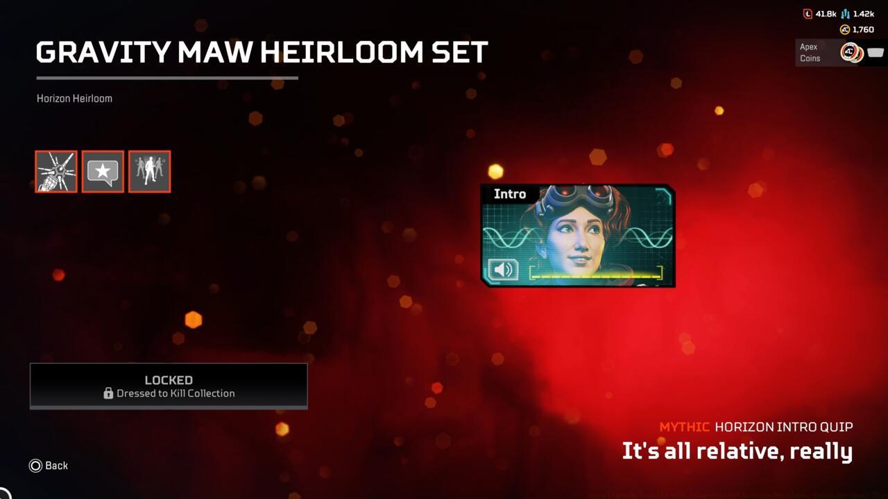 Horizon Heirloom Set intro quip