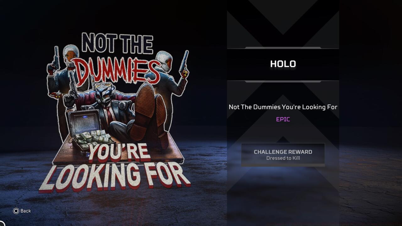 Not The Dummies You're Looking For universal holospray